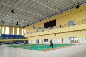 School gymnasium and auditorium