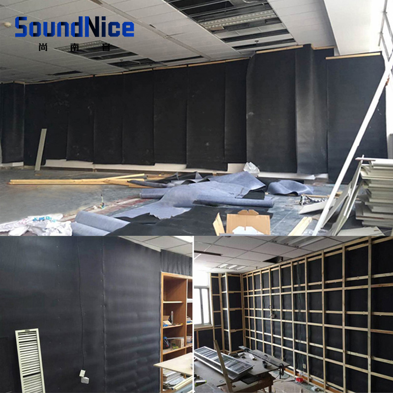 Damping sound insulation felt