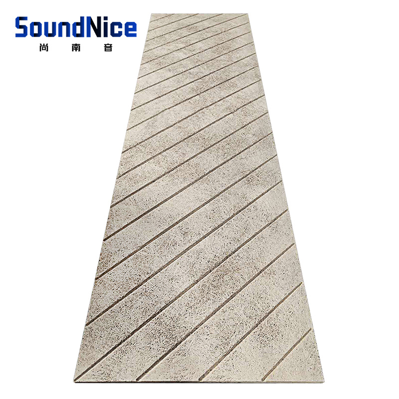 Wood wool acoustic panel