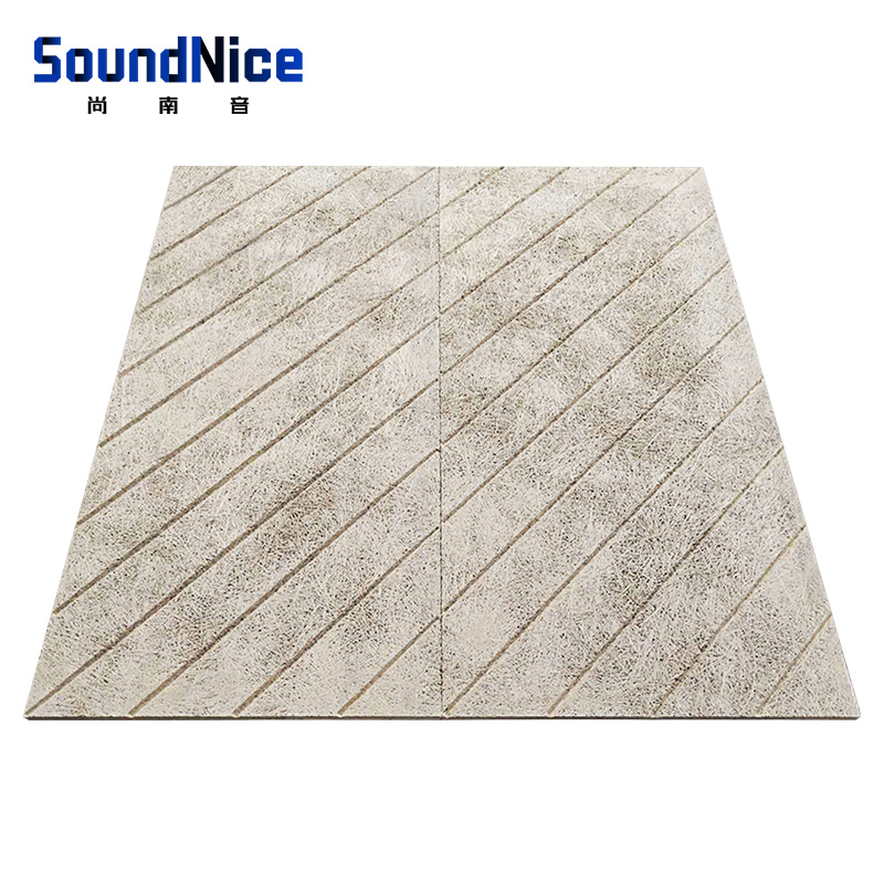 Wood wool acoustic panel