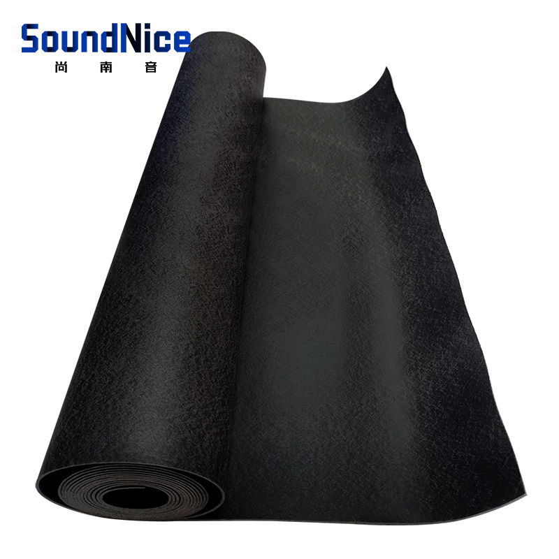 Damping sound insulation felt