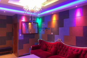 KTV box installs PET  acoustic panels