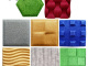 3D PET acoustic panel