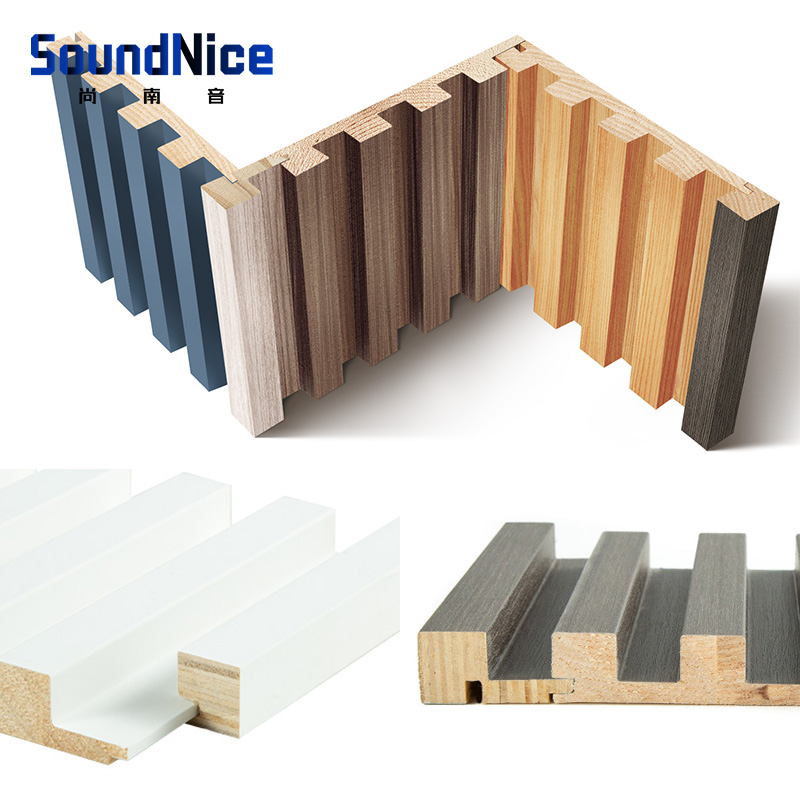 Solid Wooden Grating Wall Panel