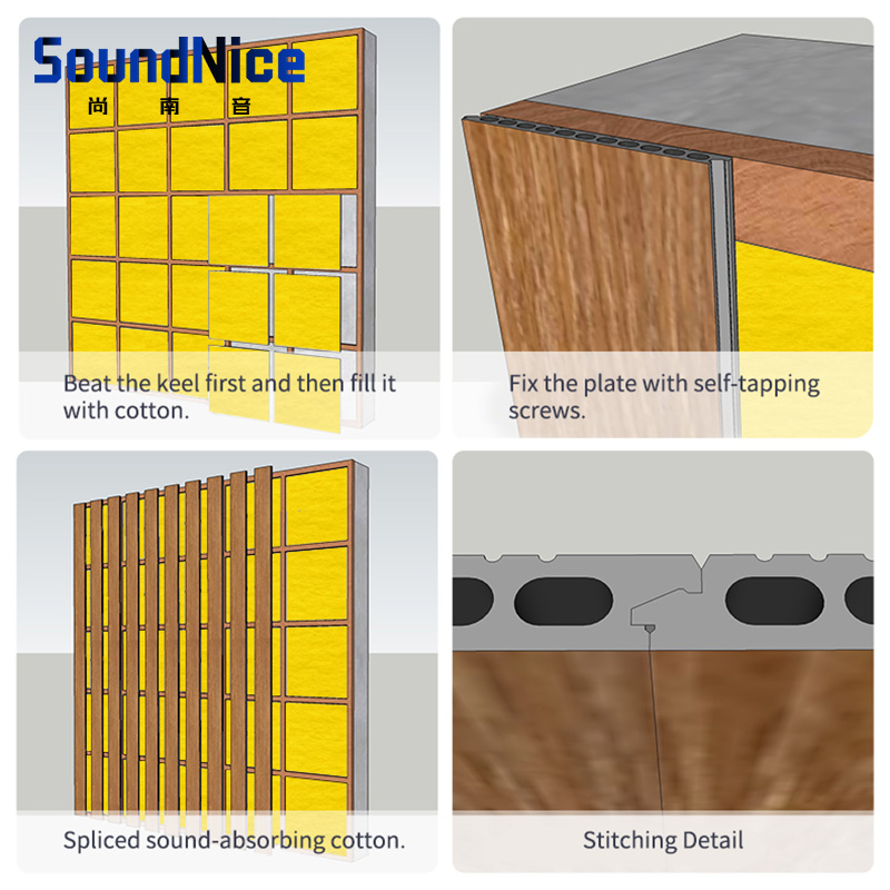 Carbon Plastic Sound insulation panel