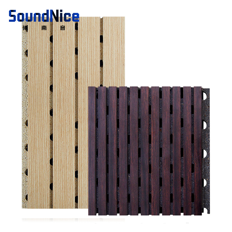 Grooved acoustic panels