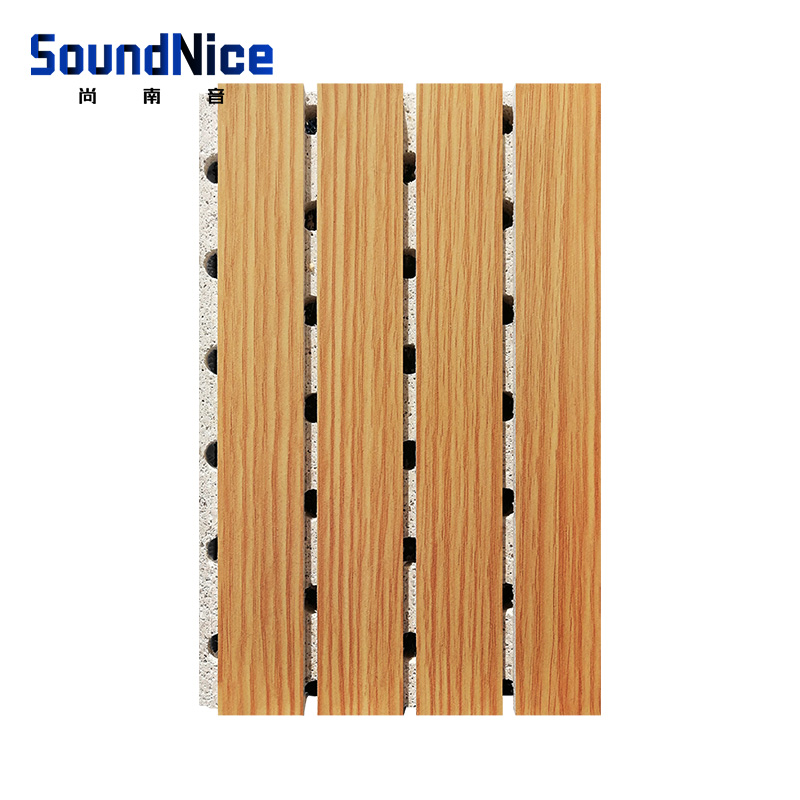 grooved acoustic panel wood