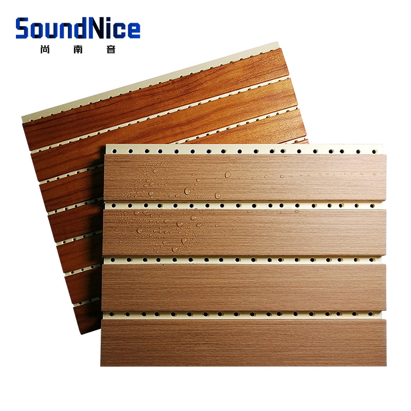 grooved acoustic panels - WPC Acoustic Panel