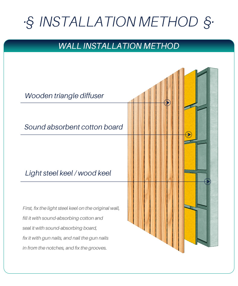 quality wooden acoustic diffuser panel