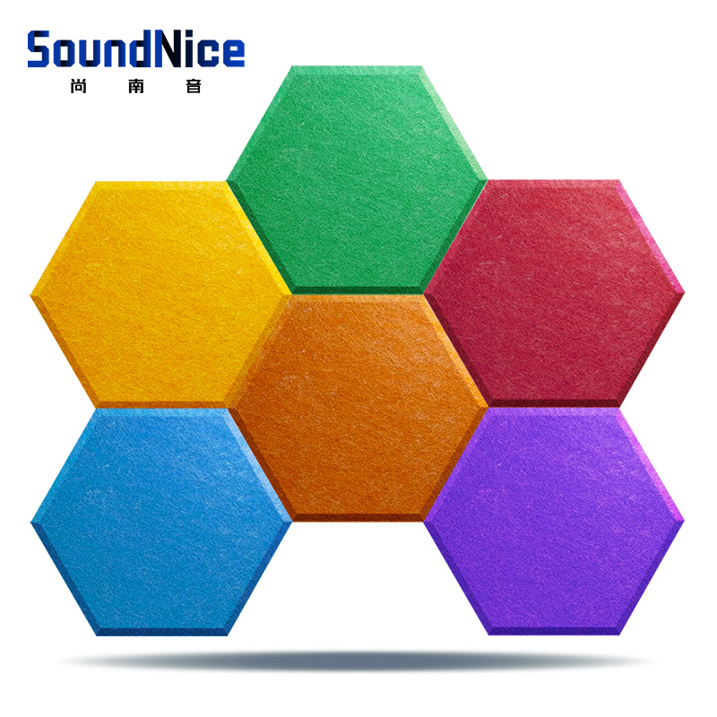 Hexagon Polyester Acoustic Panel