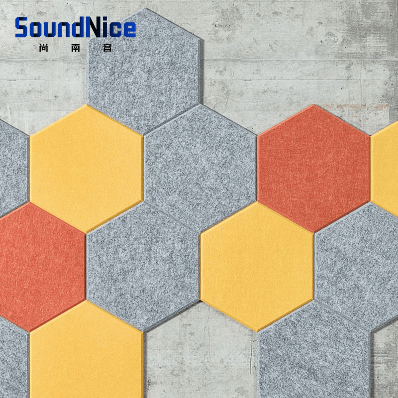 Hexagon Polyester Acoustic Panel 