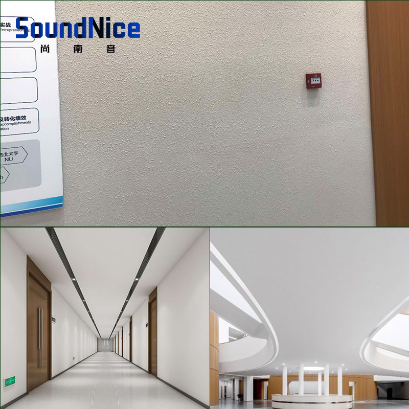 Sound absorbing plaster system